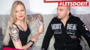 LETSDOEIT – German Tattooed Milf Films Her First Sex Tape