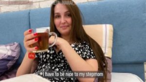 “Mother’s Day” for a Young Stepmother ended with Stepson’s sperm on her pussy